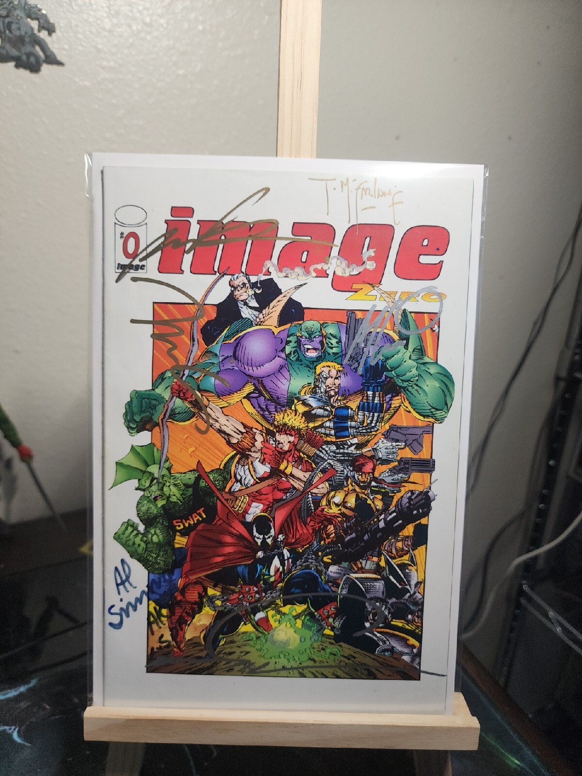Image Zero Signed By Todd Mcfarlane Marc Silvestri Jim Lee Rob Liefeld 1993 COA. Image Zero Signed By Todd Mcfarlane Marc Silvestri Jim Lee Rob Liefeld 1993 COA.