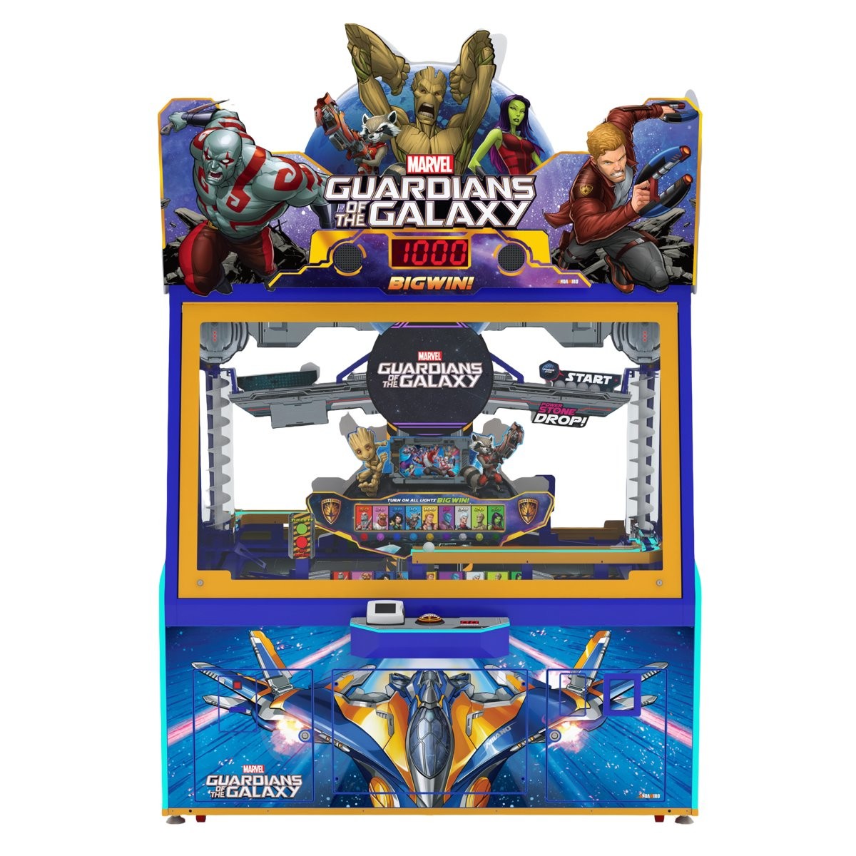 Andamiro Guardians Of The Galaxy Ticket Coaster Redemption Arcade Game Andamiro Guardians Of The Galaxy Ticket Coaster Redemption Arcade Game