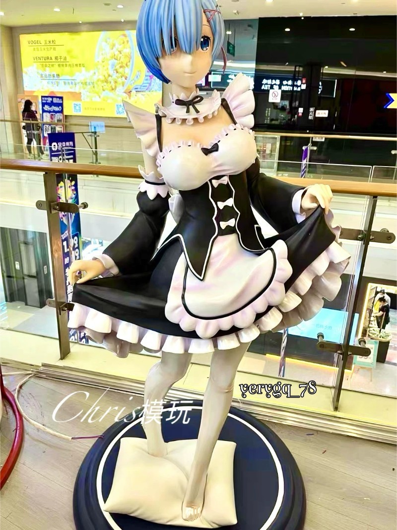 Re:Zero Rem 1/1 Life Size Resin Statue H170CM Collectible Model Set Figure Gifts Re:Zero Rem 1/1 Life Size Resin Statue H170CM Collectible Model Set Figure Gifts