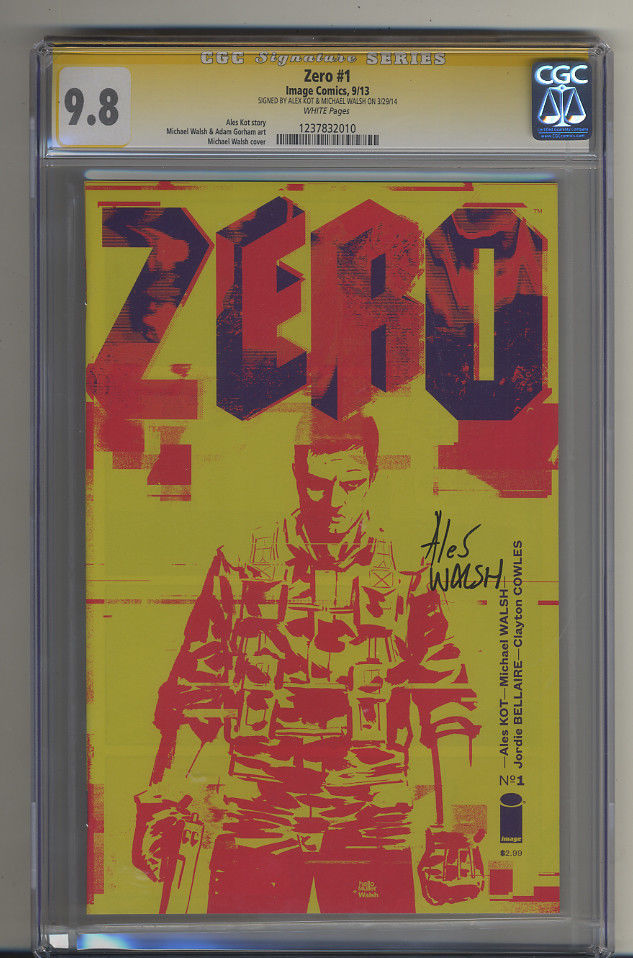 Zero 1 Image Comics 1 CGC 9.8 NM S.S (2013) Zero 1 Image Comics 1 CGC 9.8 NM S.S (2013)