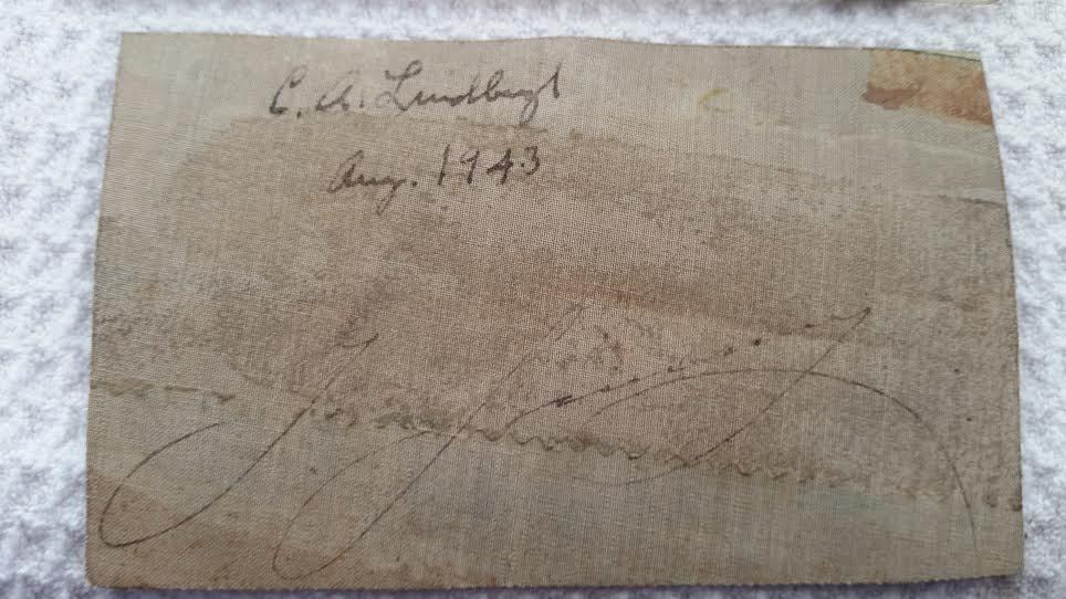 CHARLES A. LINDBERGH and IGOR SIKORSKY HAND SIGNED AUGUST 1943 CHARLES A. LINDBERGH and IGOR SIKORSKY HAND SIGNED AUGUST 1943