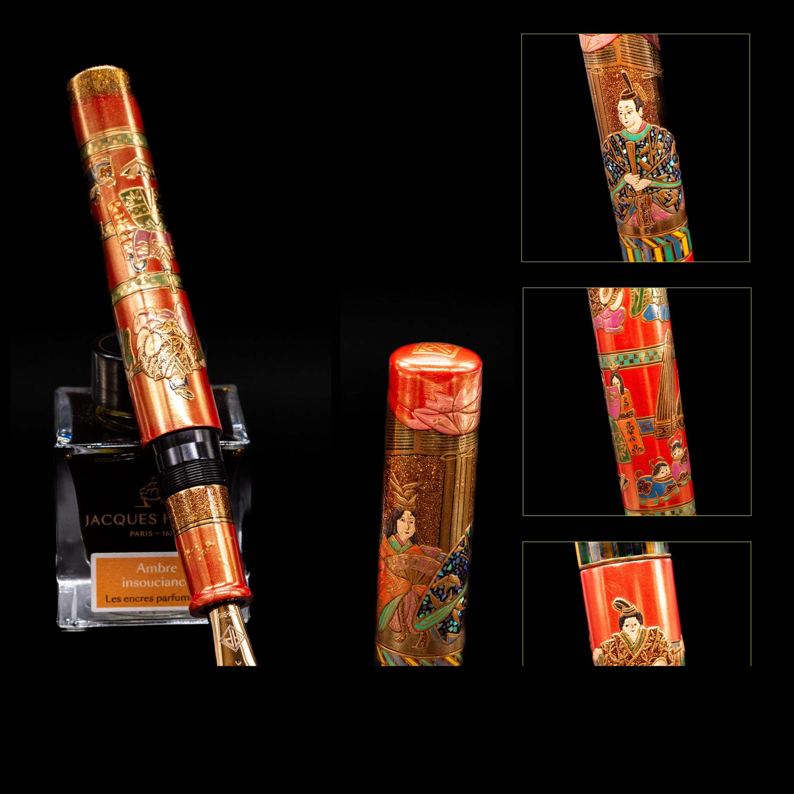 AP Limited Editions Connoisseur Maki-e Fountain Pen - Hinamatsuri