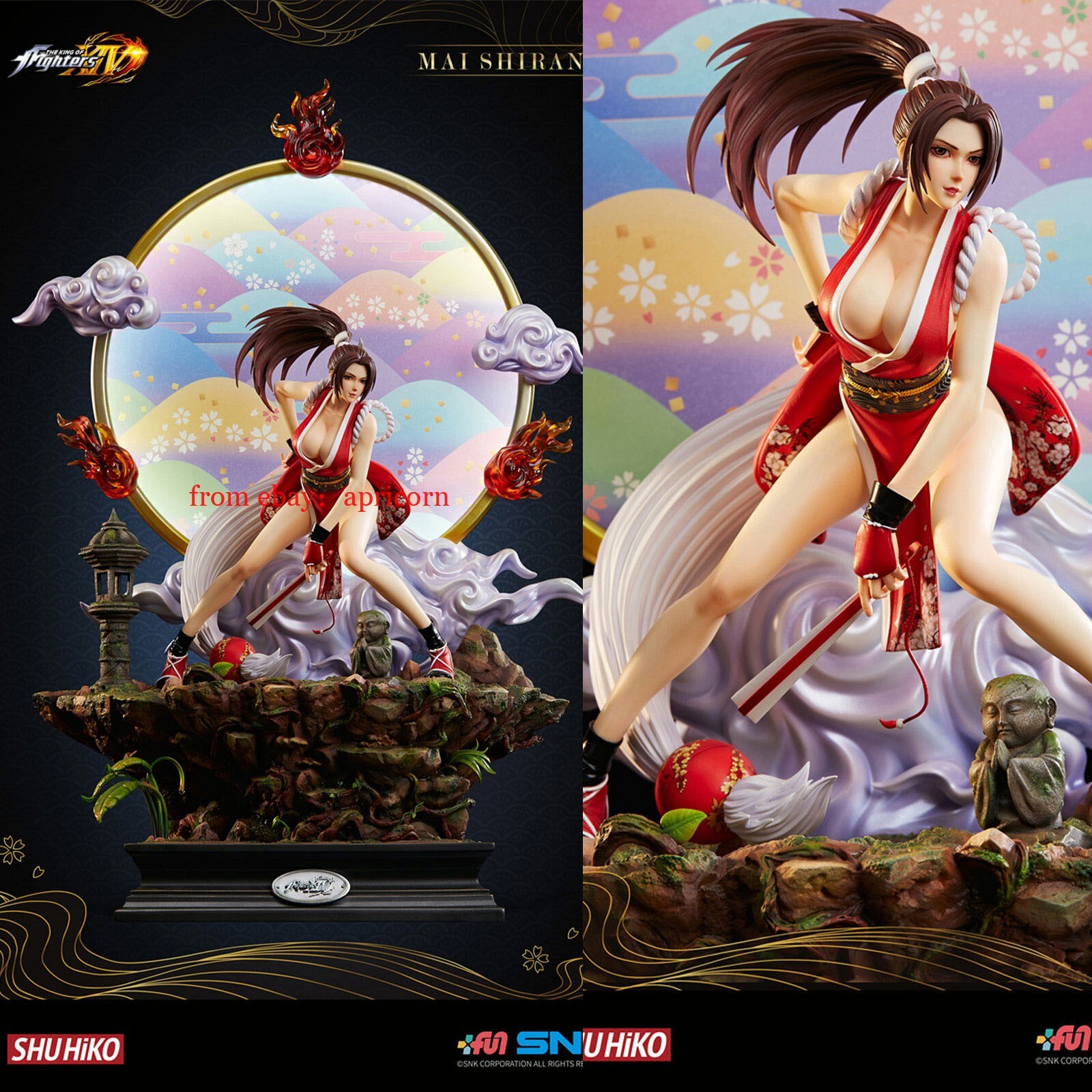 Shu Hiko Studio Thekingoffighters Mai Shiranui 1/6 Collector Resin Model Statue Shu Hiko Studio Thekingoffighters Mai Shiranui 1/6 Collector Resin Model Statue