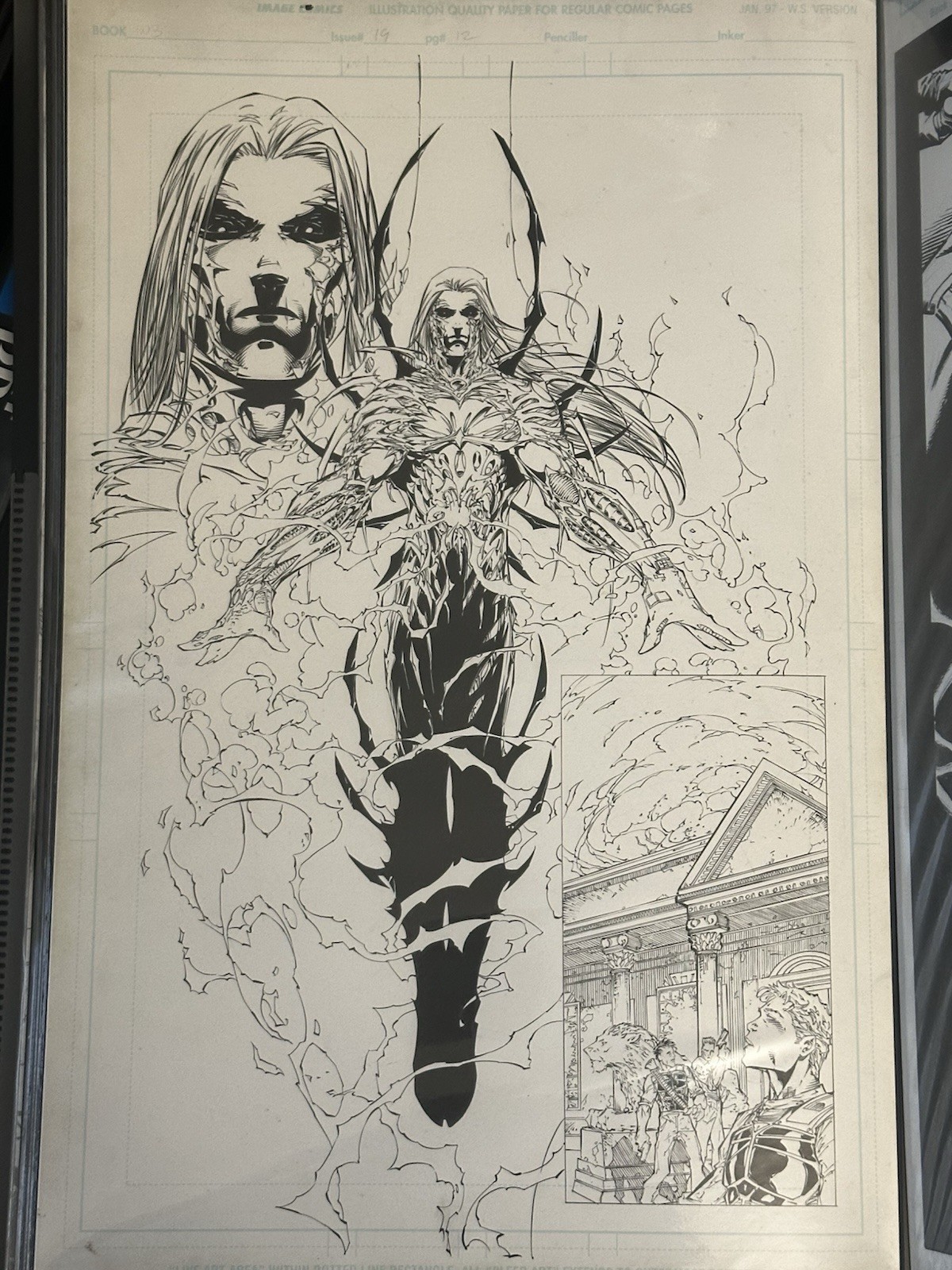 Witchblade #19 Page 12.   Michael Turner Original Art.  (1997)