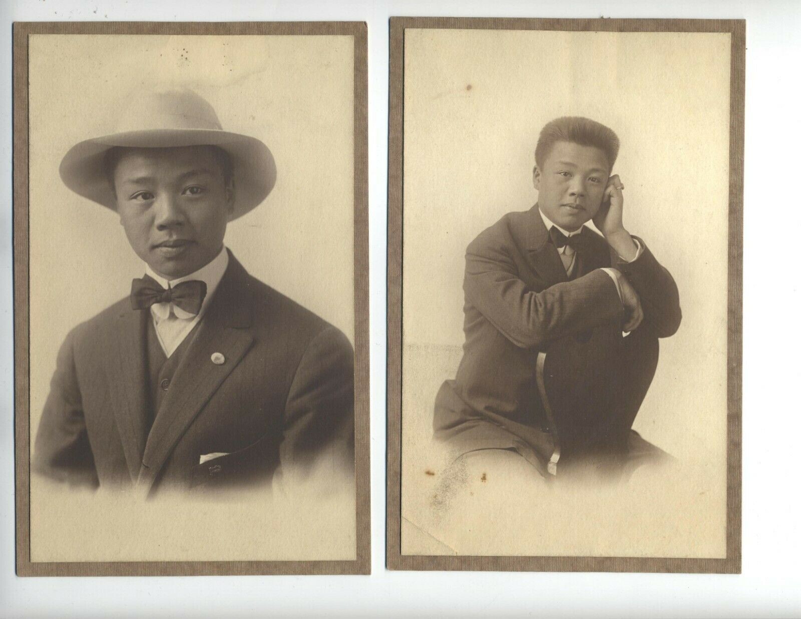 c1912 ASIAN AMERICAN AMHERST MASS PHOTOS VERY RARE STUDENT VINTAGE c1912 ASIAN AMERICAN AMHERST MASS PHOTOS VERY RARE STUDENT VINTAGE