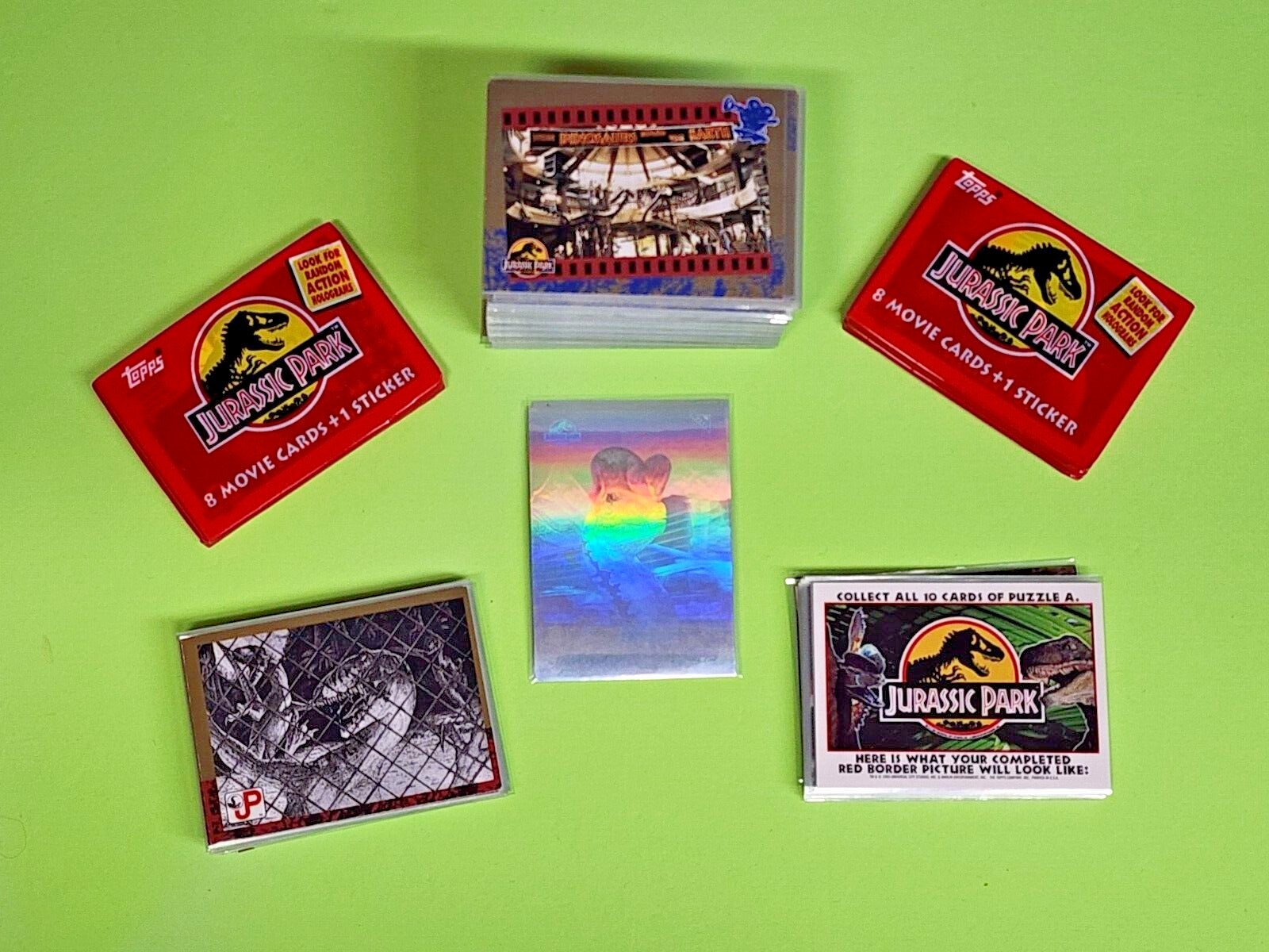 1993 Topps Jurassic Park Base & Chase You Pick the Card, Finish Your Set 1993 Topps Jurassic Park Base & Chase You Pick the Card, Finish Your Set