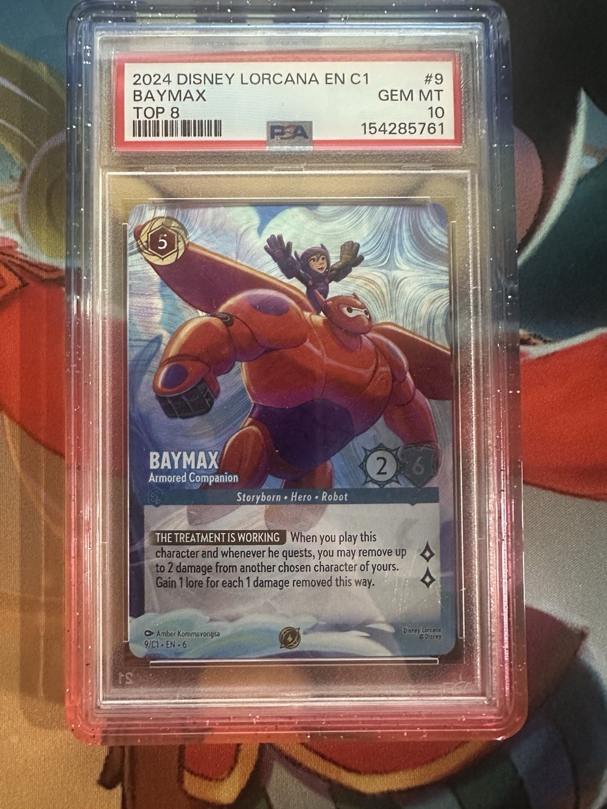 Disney Lorcana Challenge Promo #9 Baymax - Armored Companion Foil Top 8 Disney Lorcana Challenge Promo #9 Baymax - Armored Companion Foil Top 8