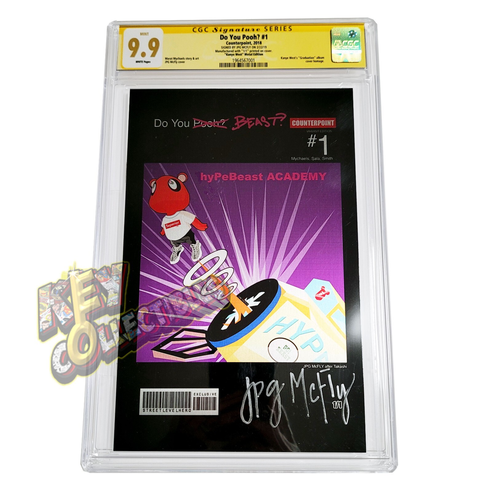 Do You Pooh? #1 Kanye West Graduation Album METAL COVER 1 OF 1 JPG MCFLY CGC 9.9