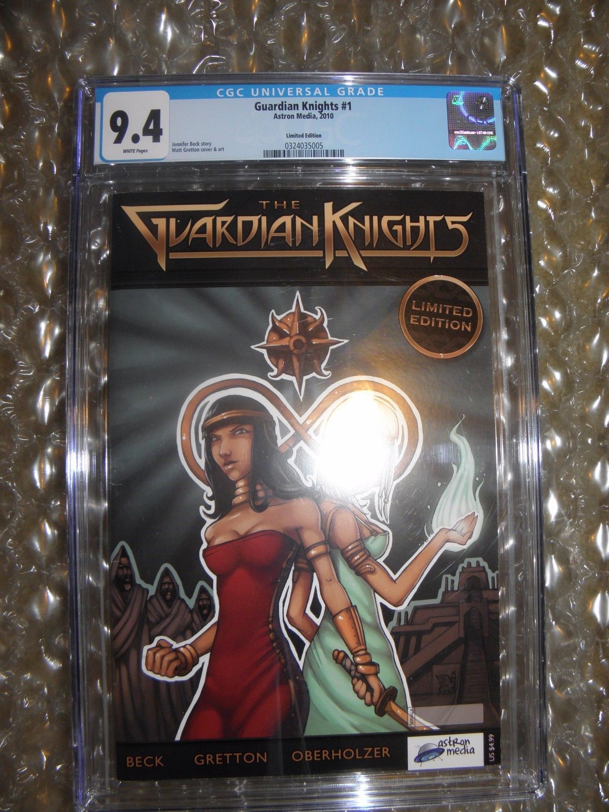 GUARDIAN KNIGHTS #1 CGC 9.4 NM ** The only copy for sale GUARDIAN KNIGHTS #1 CGC 9.4 NM ** The only copy for sale