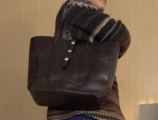 RRL Not Allowed Leather Tote Bag Men Rare Ralph Lauren Model Limited Edition VHT
