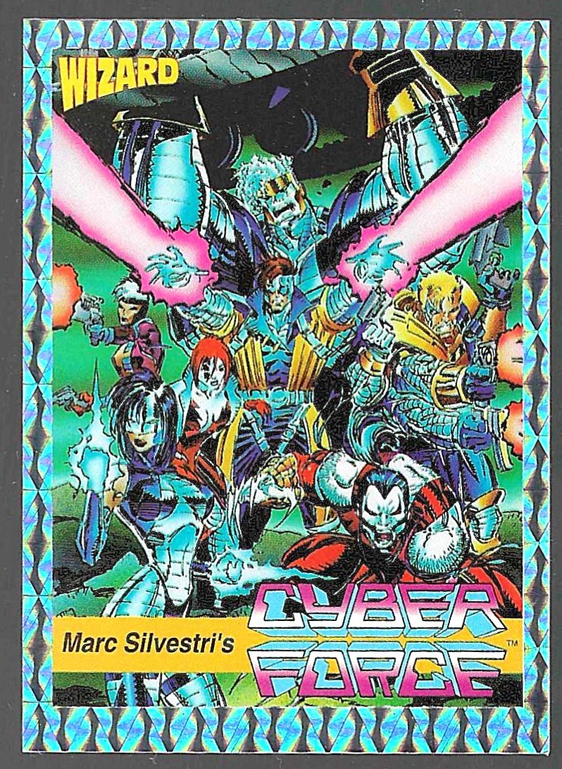 1992 Wizard Press Marc Silvestri's Cyber Force Silver Prism #6 Trading Card 1992 Wizard Press Marc Silvestri's Cyber Force Silver Prism #6 Trading Card