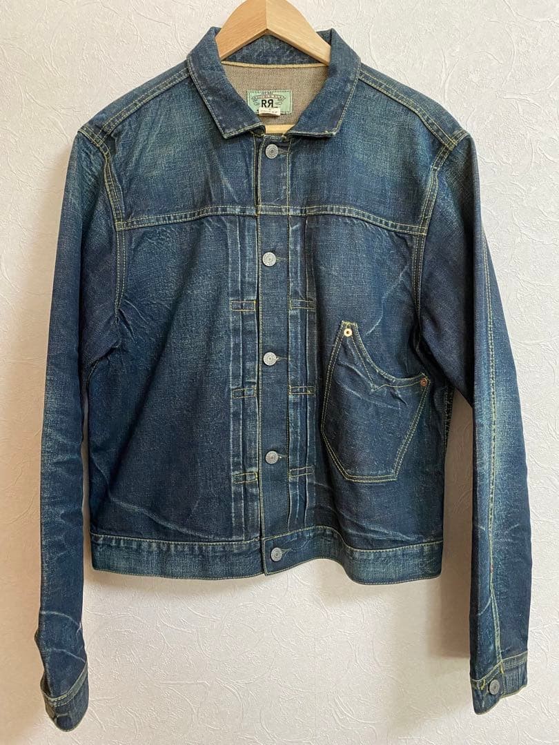 RRL Denim Jacket Dark Blue Men Rare Ralph Lauren Model Limited Edition VHTF Pre-