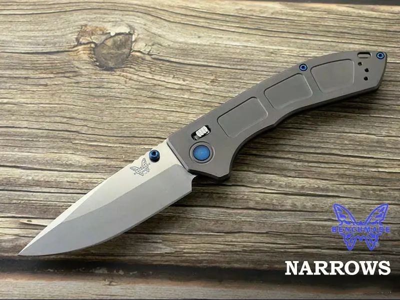 Benchmade Narrows Folding Knife M390 Titanium Handle 87mm Blade