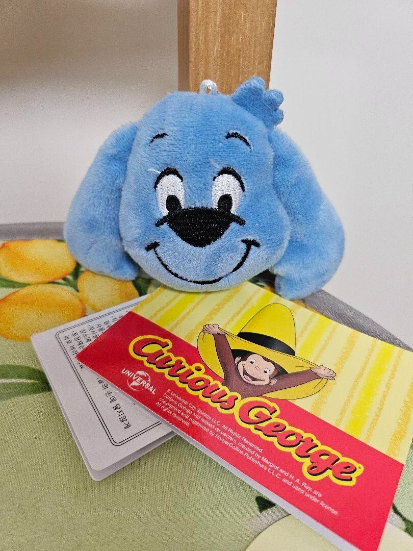 Japan Anime Curious George Charky face mascot Plush doll Relaxing item very cute Japan Anime Curious George Charky face mascot Plush doll Relaxing item very cute