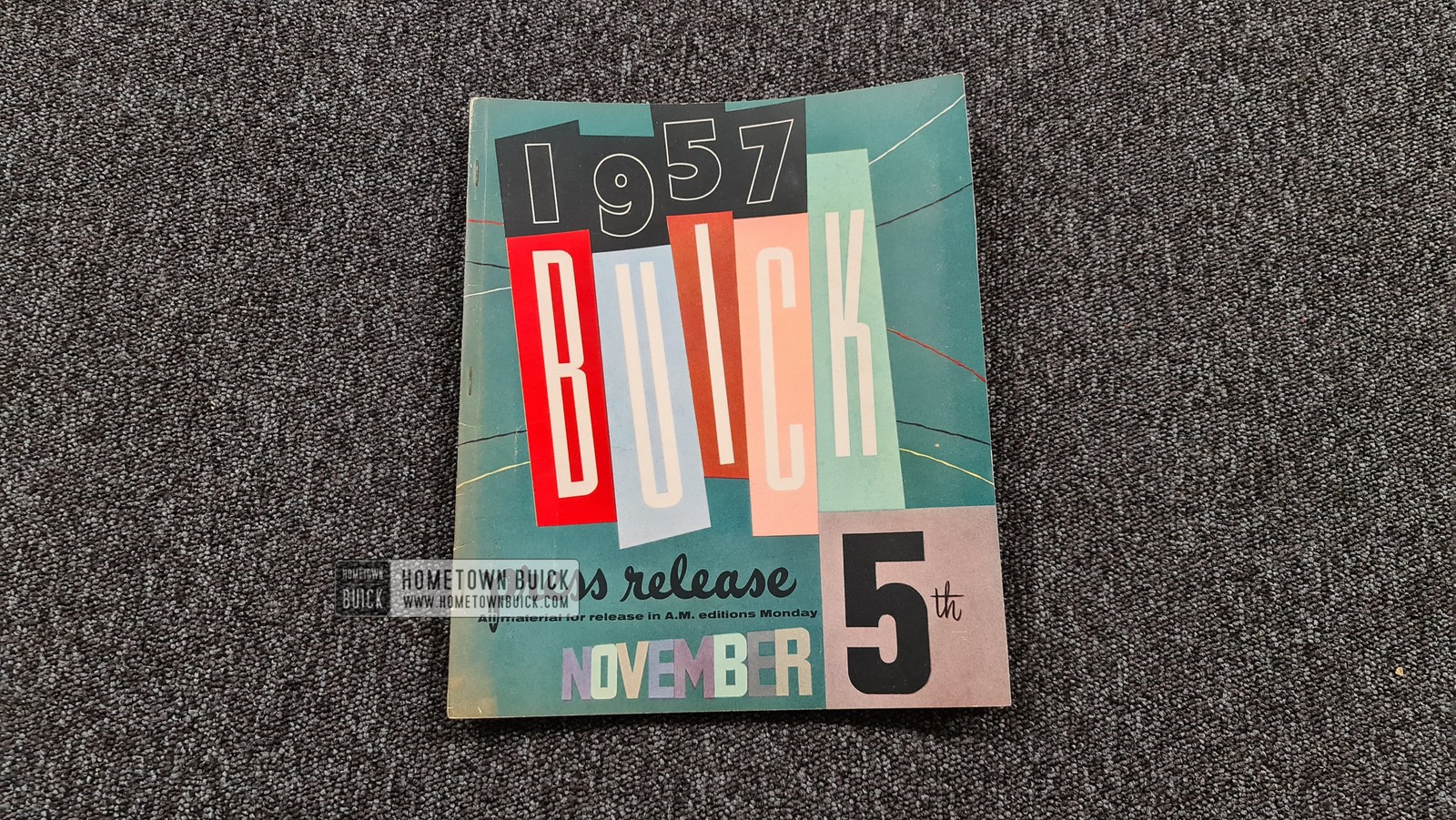 1957 Buick Press Release Kit (ORIGINAL)