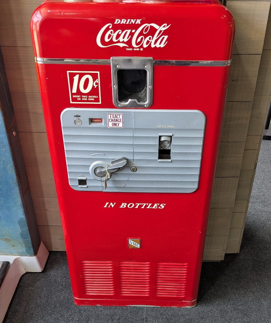 Vintage Metal 10c Bottled Enjoy Coka Cola Coke Machine Vendorlator Manufacturing Vintage Metal 10c Bottled Enjoy Coka Cola Coke Machine Vendorlator Manufacturing