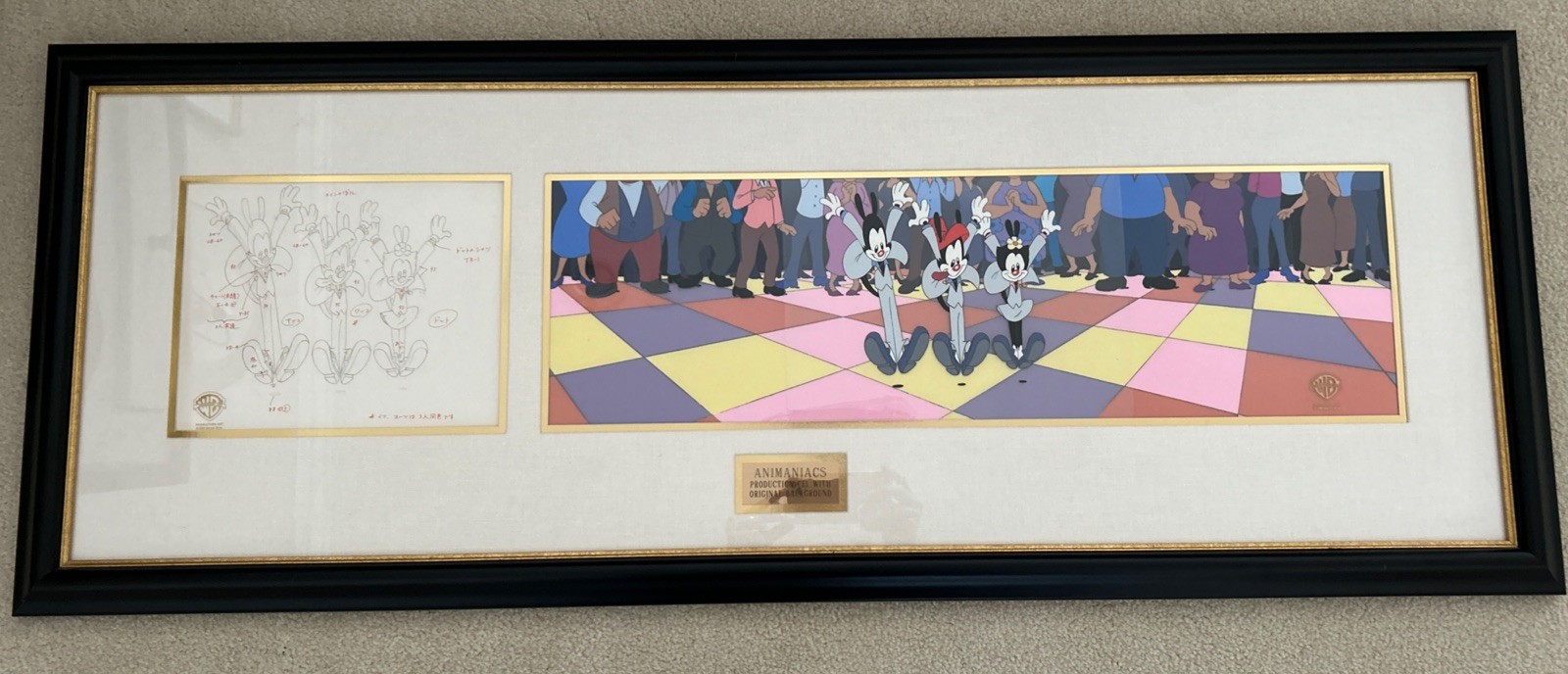 Original Animaniacs Animation Art Cel Production background Original Drawing Original Animaniacs Animation Art Cel Production background Original Drawing