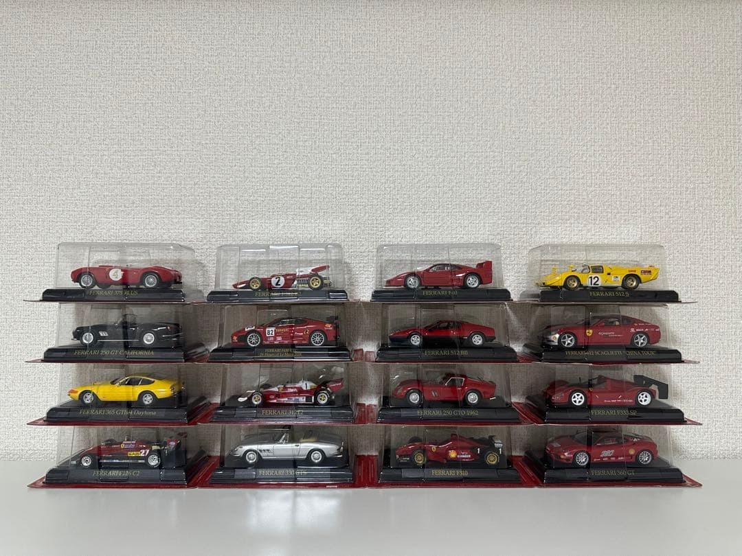 Hachette Ferrari 105 Cars Racing Car Collection items Original Hachette Ferrari 105 Cars Racing Car Collection items Original