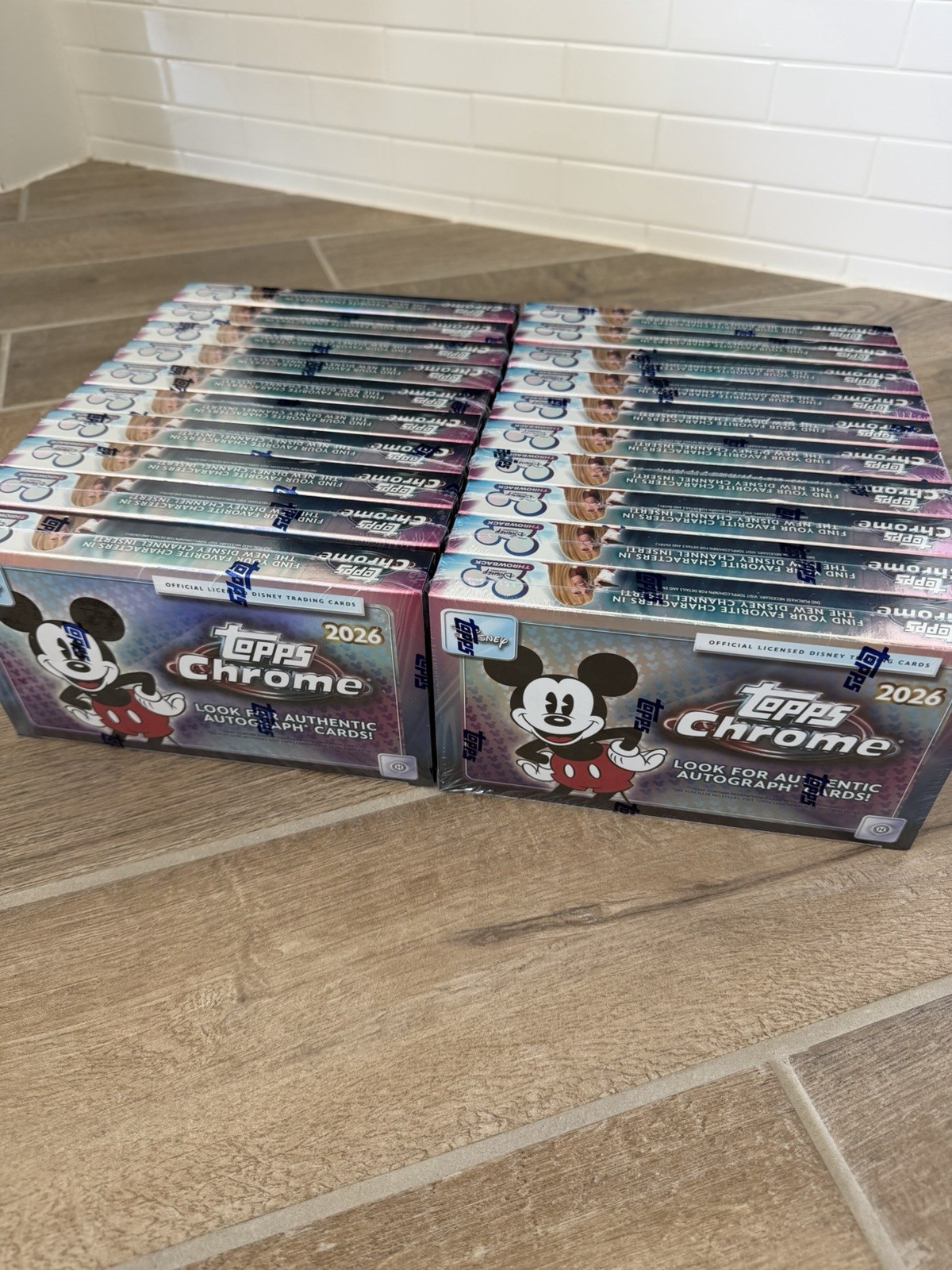 2026 Topps Chrome Disney Hobby Box Lot of 20 Factory Sealed 2026 Topps Chrome Disney Hobby Box Lot of 20 Factory Sealed