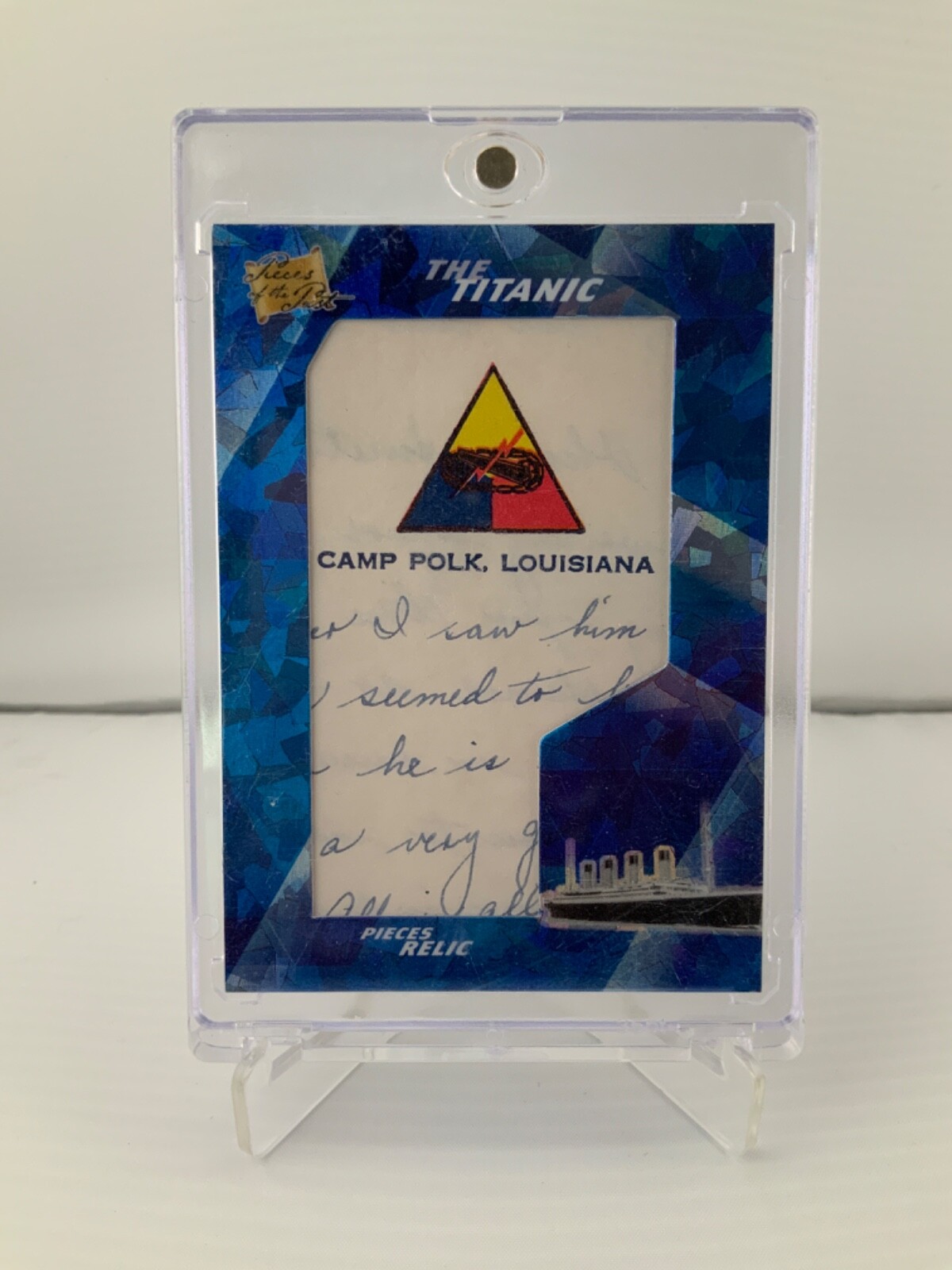 2021 Pieces of the Past Titanic Jumbo Relic. #340. True 1/1 2021 Pieces of the Past Titanic Jumbo Relic. #340. True 1/1