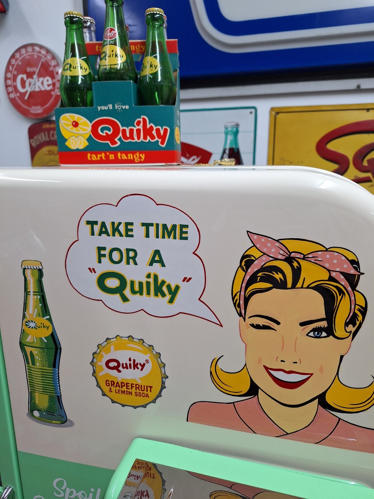 QUIKY SODA Machine Coke Coca-Cola Vendo 81D Unique Masterpiece Best In The World