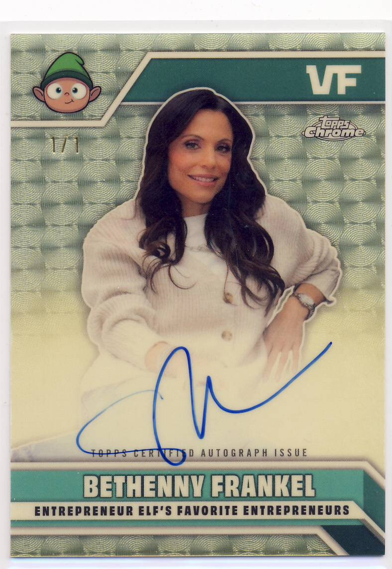 2025 VeeFriends Chrome Entrepreneur Elf Autograph Superfractor EEA-BF Frankel /1