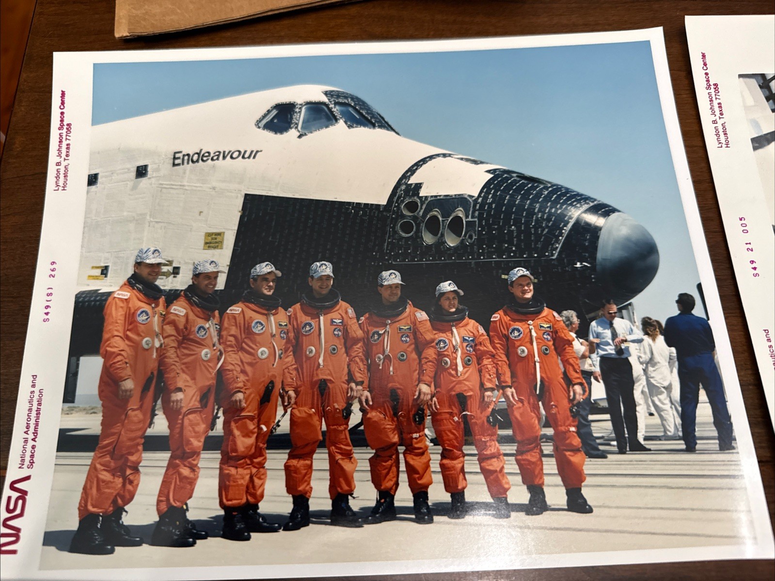 51 NASA LYNDON B. JOHNSON SPACE CENTER RED SERIAL NUMBER KODAK COLOR PHOTO’S +