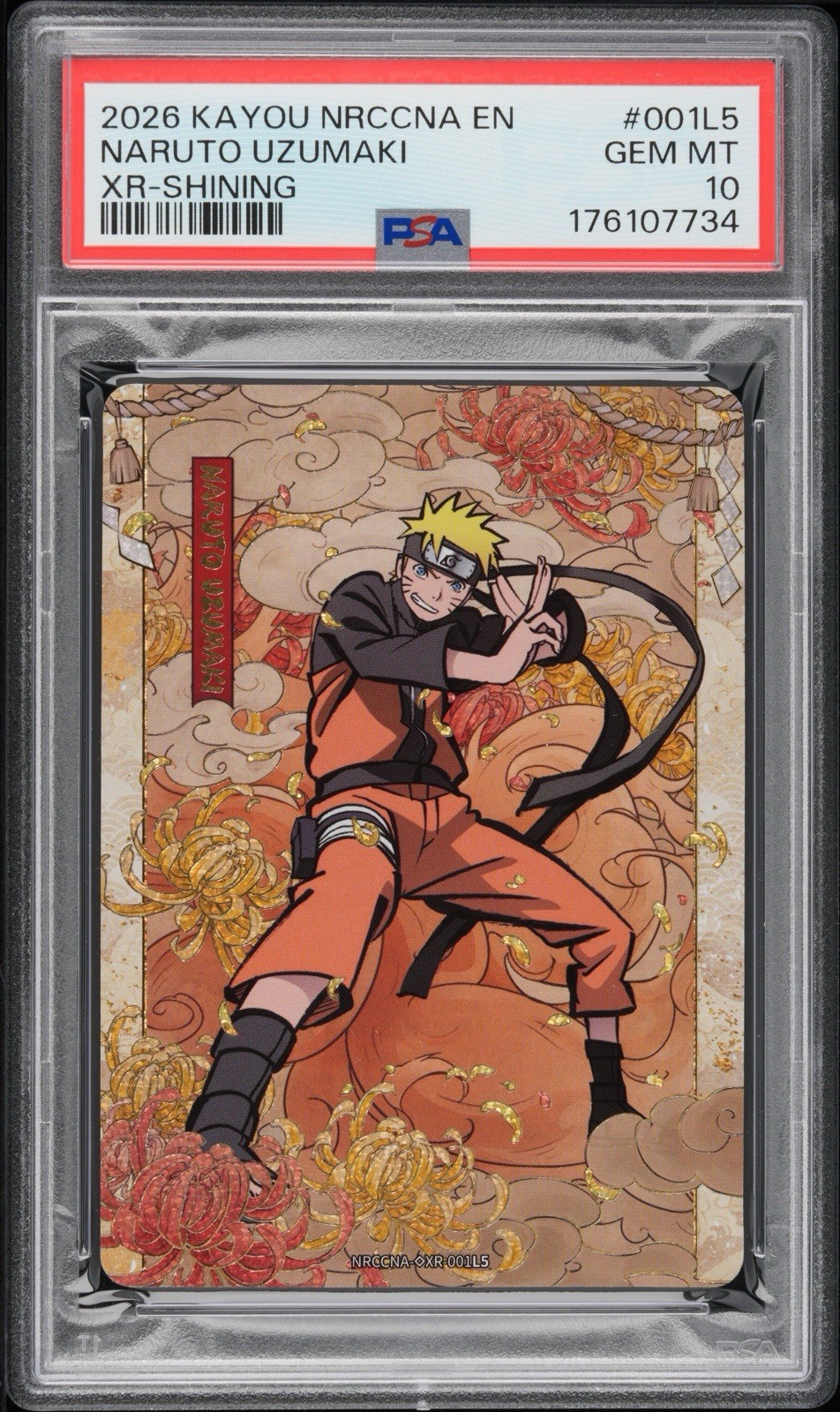 KAYOU Naruto   *POP 1* NRCCNA EN Naruto Uzumaki 🔹XR-SHINING #001L5 PSA 10 17/99
