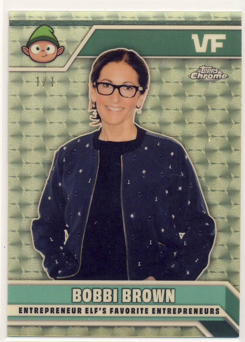 2025 Topps VeeFriends Chrome Entrepreneur Elf Superfractor EE-BB Bobbi Brown 1/1 2025 Topps VeeFriends Chrome Entrepreneur Elf Superfractor EE-BB Bobbi Brown 1/1