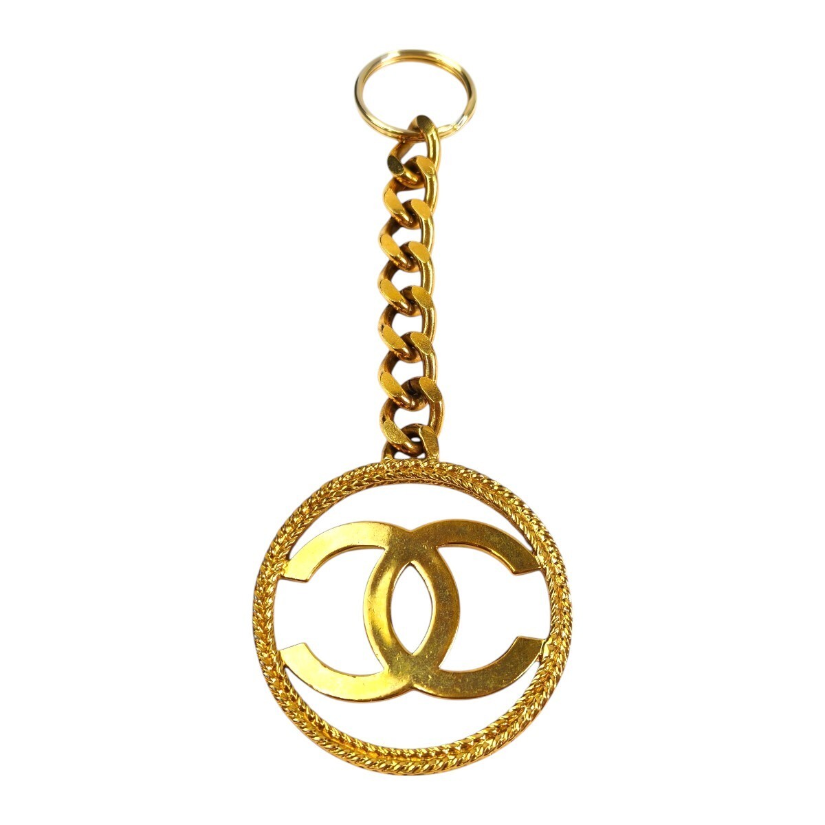 Chanel Gold Keychain W5.2x13cm 1993 Mark Comment Management 11642 Chanel Gold Keychain W5.2x13cm 1993 Mark Comment Management 11642