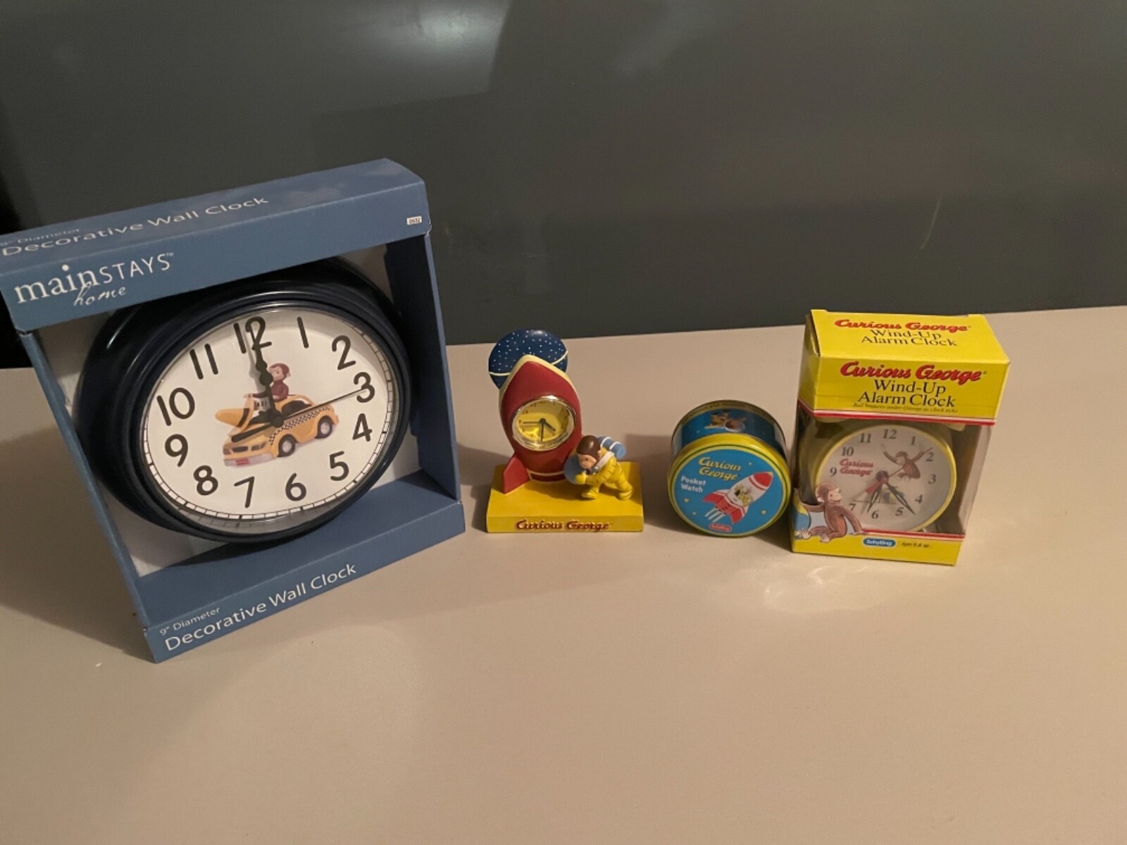 Curious George 96 Piece Vintage Collection From plush toys to unique trinkets