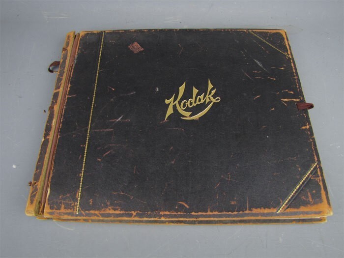 Antique c.1920s Eastman Kodak Photograph Album w/ 126 Family Photographs FL WI + Antique c.1920s Eastman Kodak Photograph Album w/ 126 Family Photographs FL WI +
