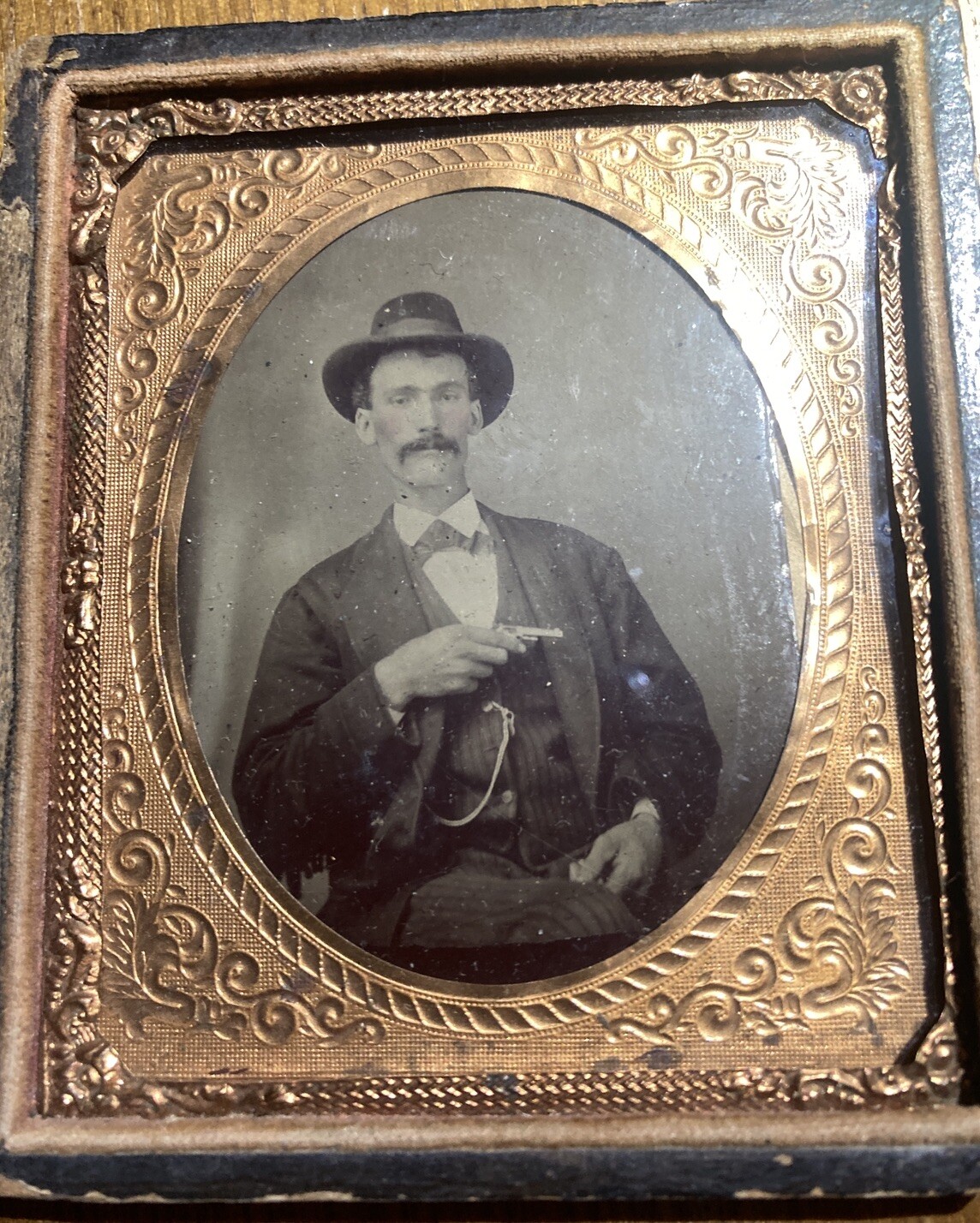 Doc Holliday w/ Revolver Rare Old West Treasure Dentist Gambler Gunslinger Icon