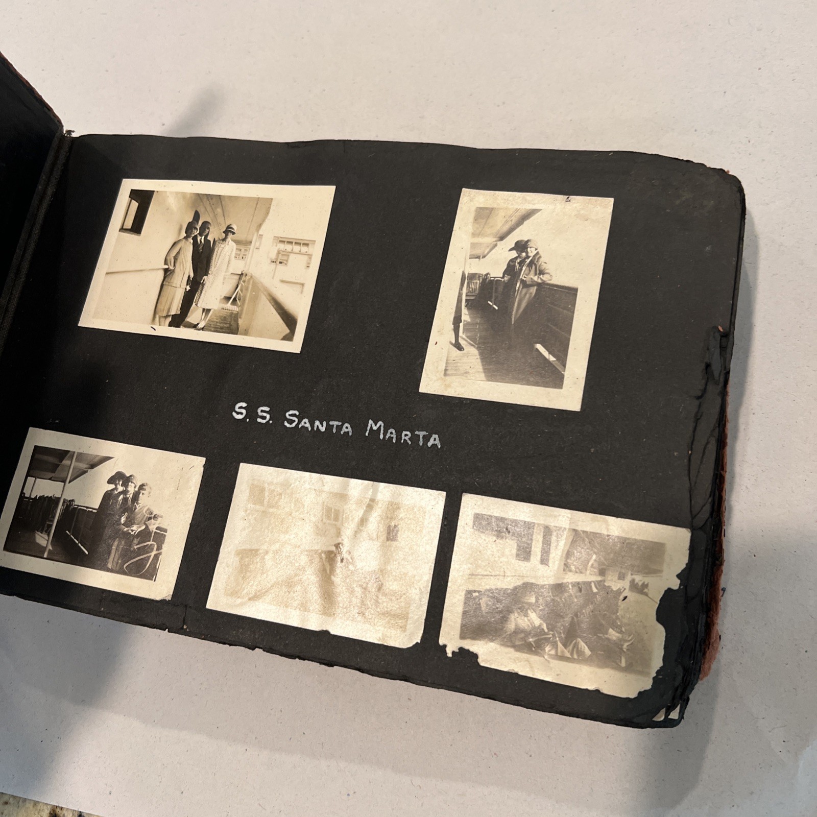 1920s Antique 480 Photo Album by Ship South & Central America, Egypt, Europe FL4 1920s Antique 480 Photo Album by Ship South & Central America, Egypt, Europe FL4