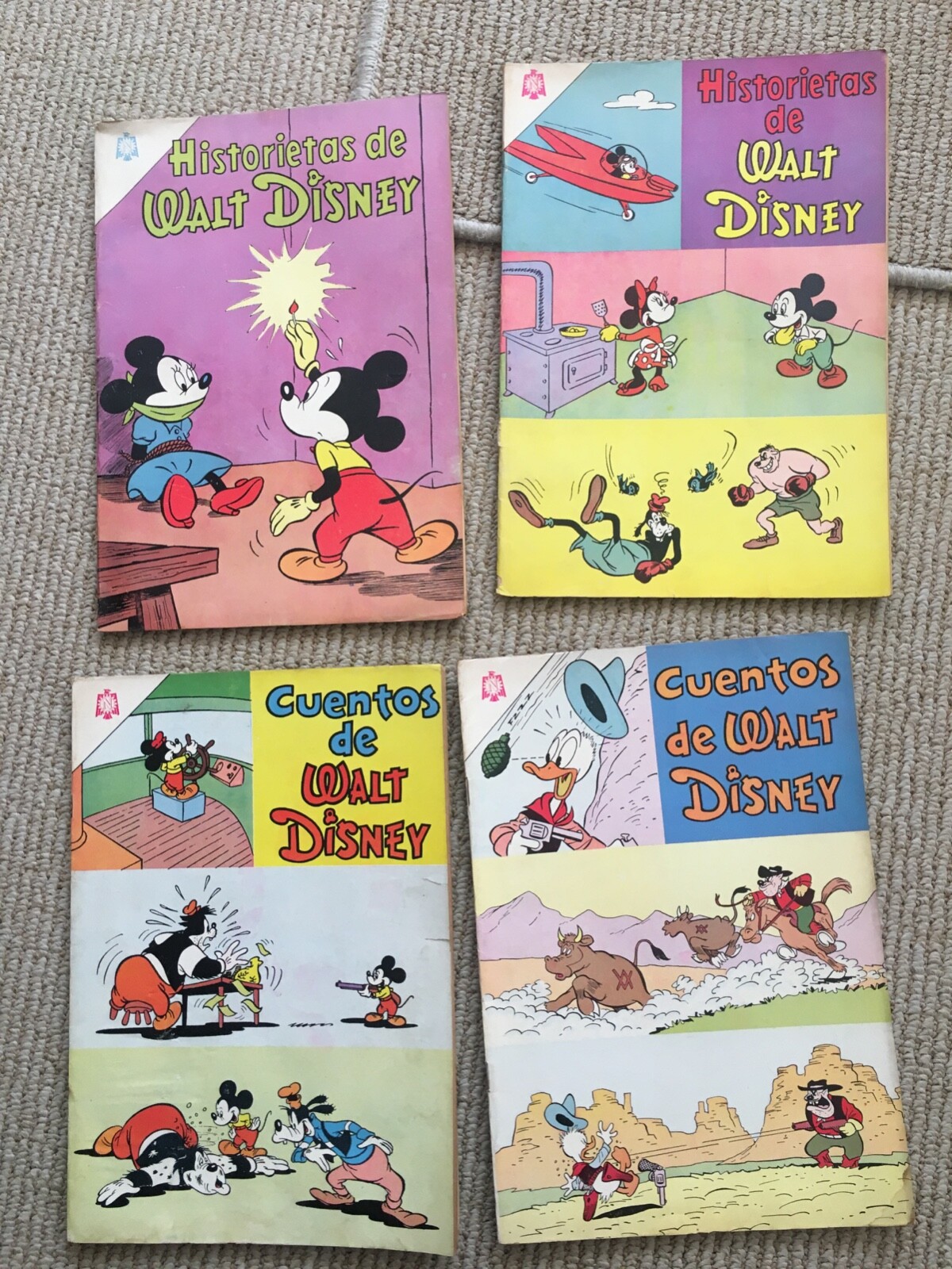 314 Walt Disney Spanish comics and stories lot from 1964 to 1971 314 Walt Disney Spanish comics and stories lot from 1964 to 1971