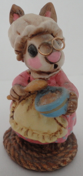 Wee Forest Folk Retired Batter Bunny c.1977 B-09 RARE by Annette Petersen