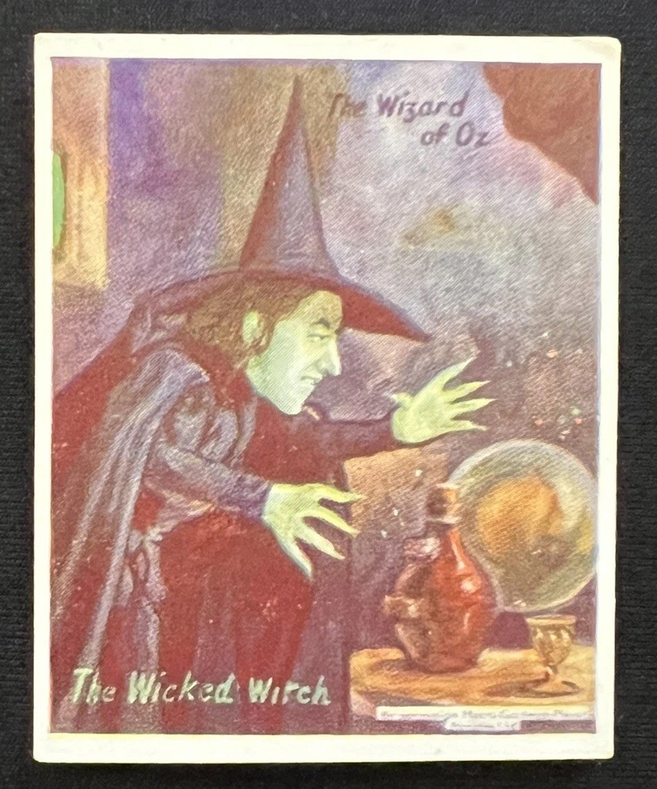 1939 BARRATT & CO THE WICKED WITCH *TRUE ROOKIE* CARD WIZARD OF OZ DORTHY POP 2