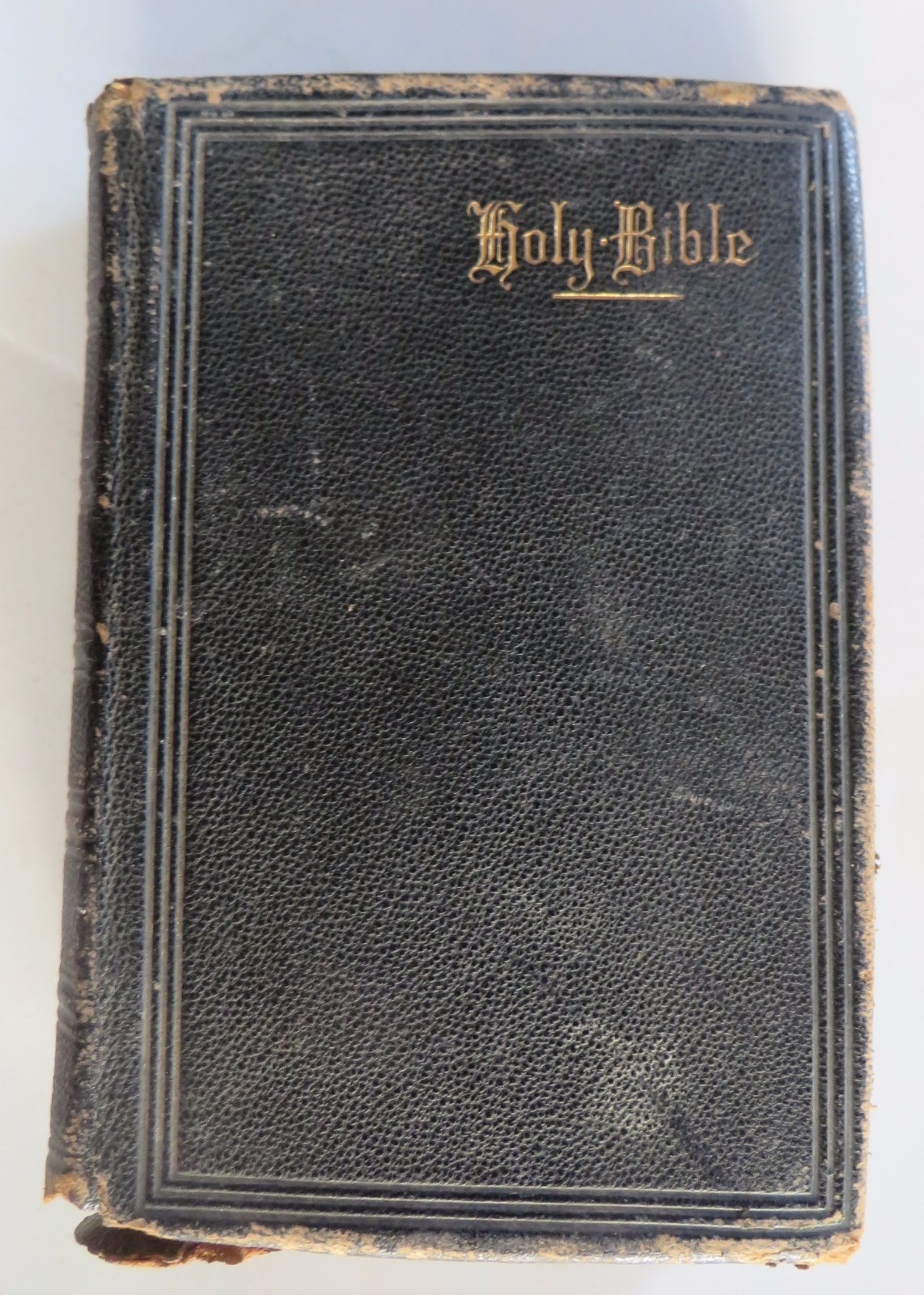 1895 THE HOLY BIBLE BOOK Appointed to be Read in Churches Oxford leather board 1895 THE HOLY BIBLE BOOK Appointed to be Read in Churches Oxford leather board