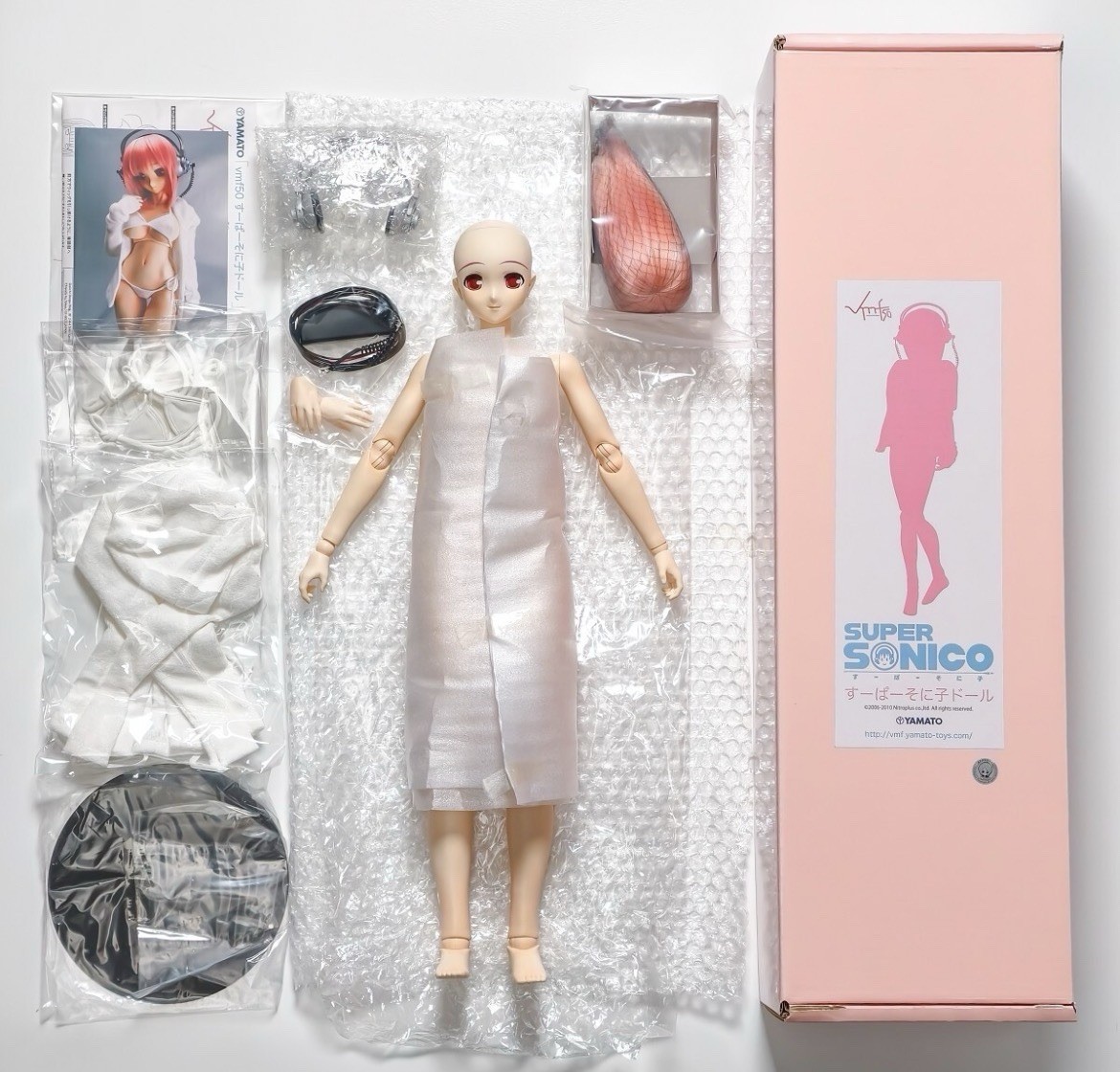 【Unused】Yamato VMF50 Super Sonico Doll AZONE Nitroplus 50cm Excellent  2011