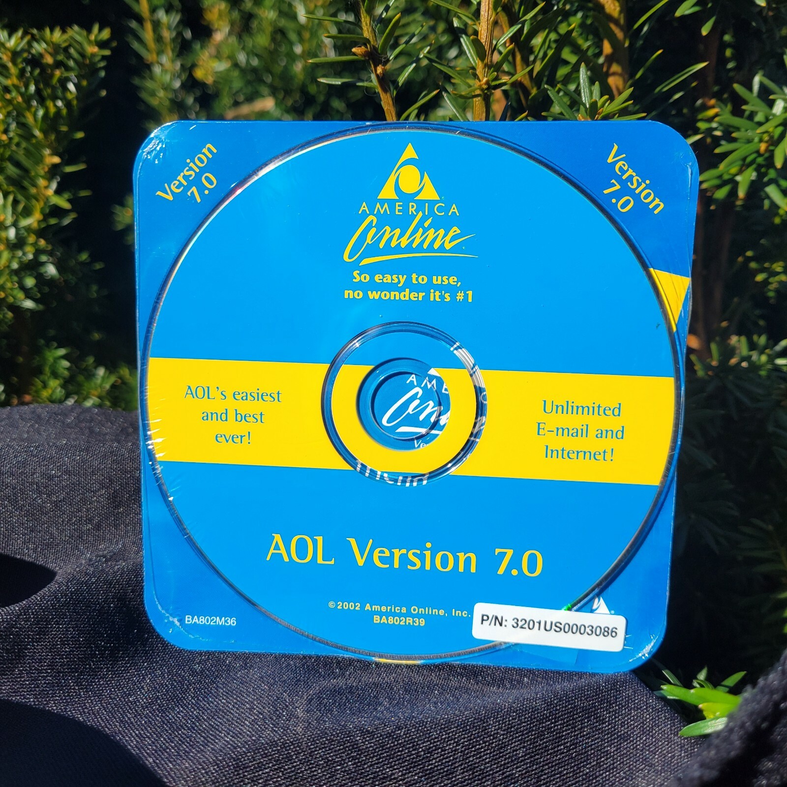 America Online Version 7.0 Promo Disc Vintage Rare 1025 Hours Free Sealed