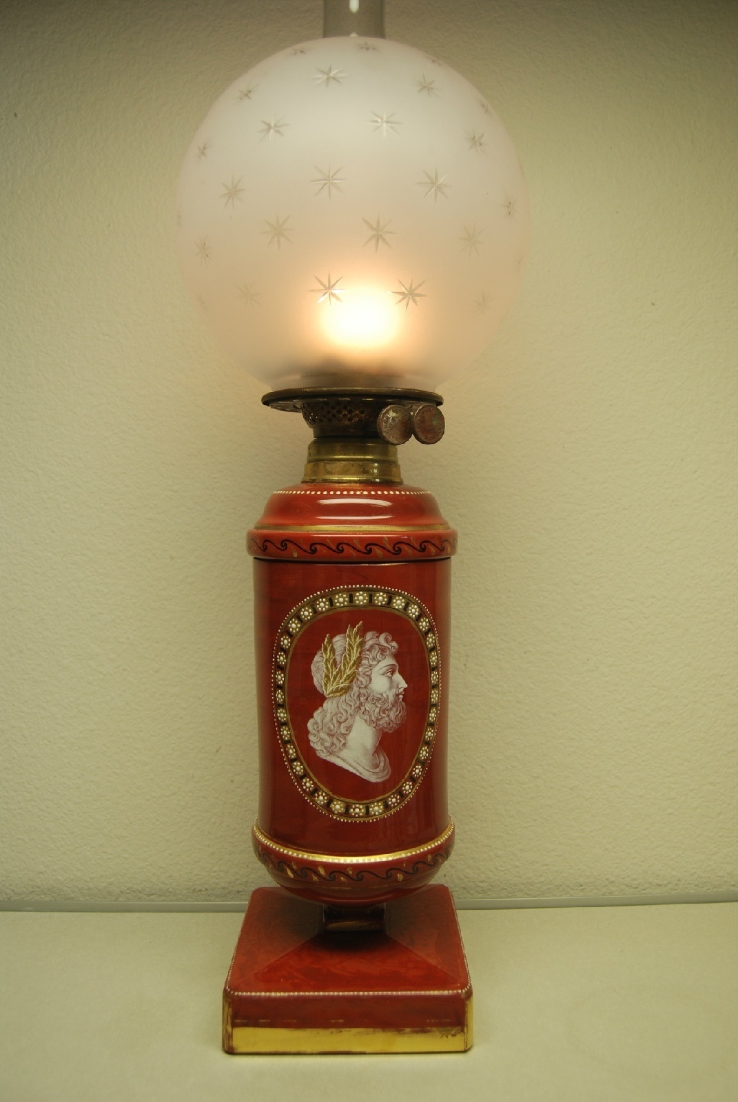 ANTIQUE OIL KEROSENE ENGLISH POTTERY PORCELAIN OLD GLASS ROMAN GREEK EMPIRE LAMP ANTIQUE OIL KEROSENE ENGLISH POTTERY PORCELAIN OLD GLASS ROMAN GREEK EMPIRE LAMP