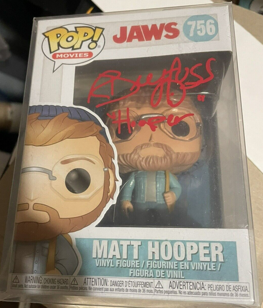 Richard Dreyfuss as Matt Hooper Autographed Jaws Signed Funko Pop Rare Inscript