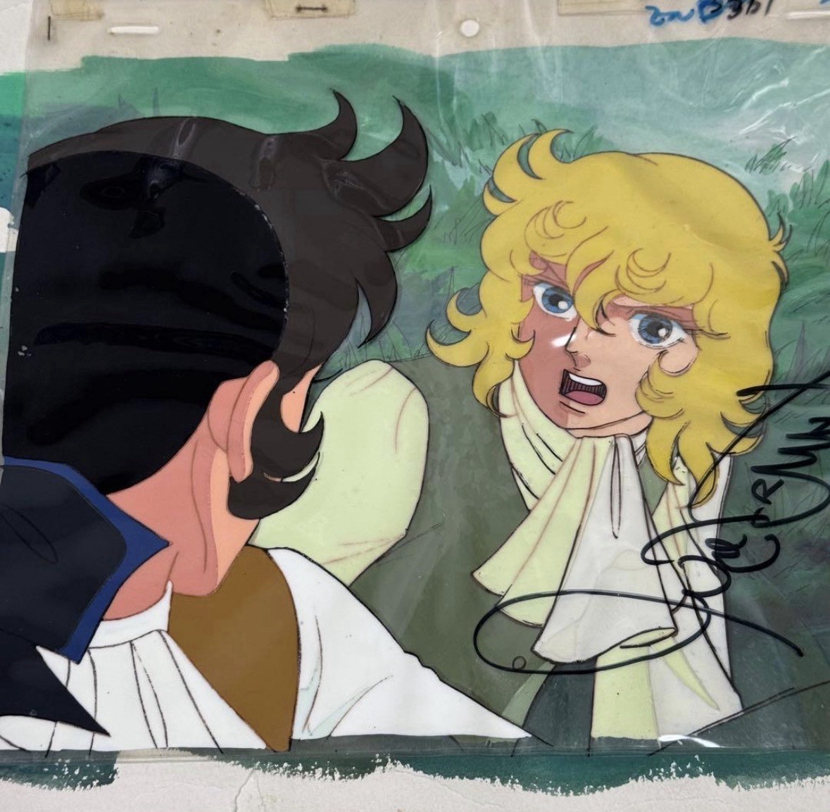 The Rose of Versailles Multi-Layer Cel Episode 1 Autographed By Reiko Tajima