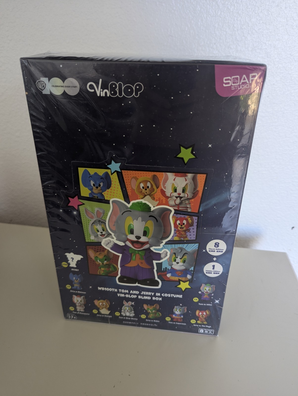 SOAP Studio VinBloop Tom and Jerry Blind Box PVC Figures 8-Pack 17+