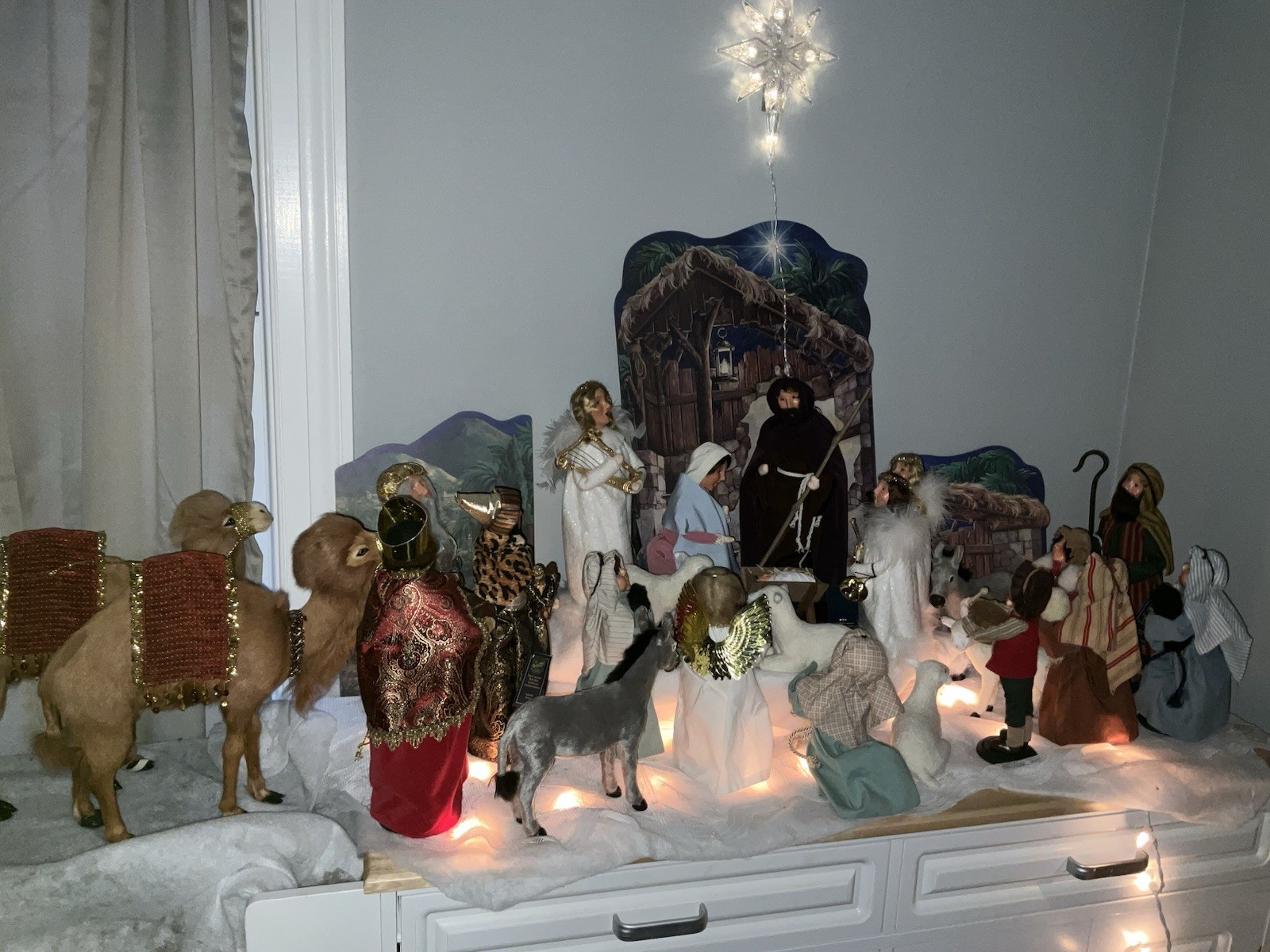 Byers Choice Complete Nativity plus many extras Byers Choice Complete Nativity plus many extras
