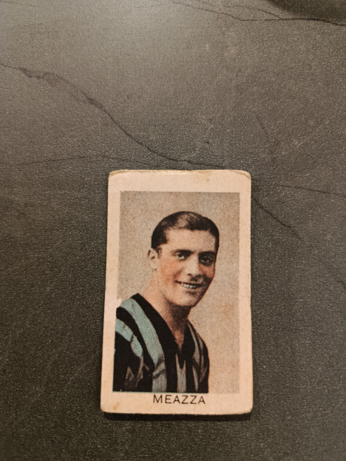 1934 La Felsinea GIUSEPPE MEAZZA Ambrosiana Inter FIGURINE PREWAR 1930s 1934 La Felsinea GIUSEPPE MEAZZA Ambrosiana Inter FIGURINE PREWAR 1930s