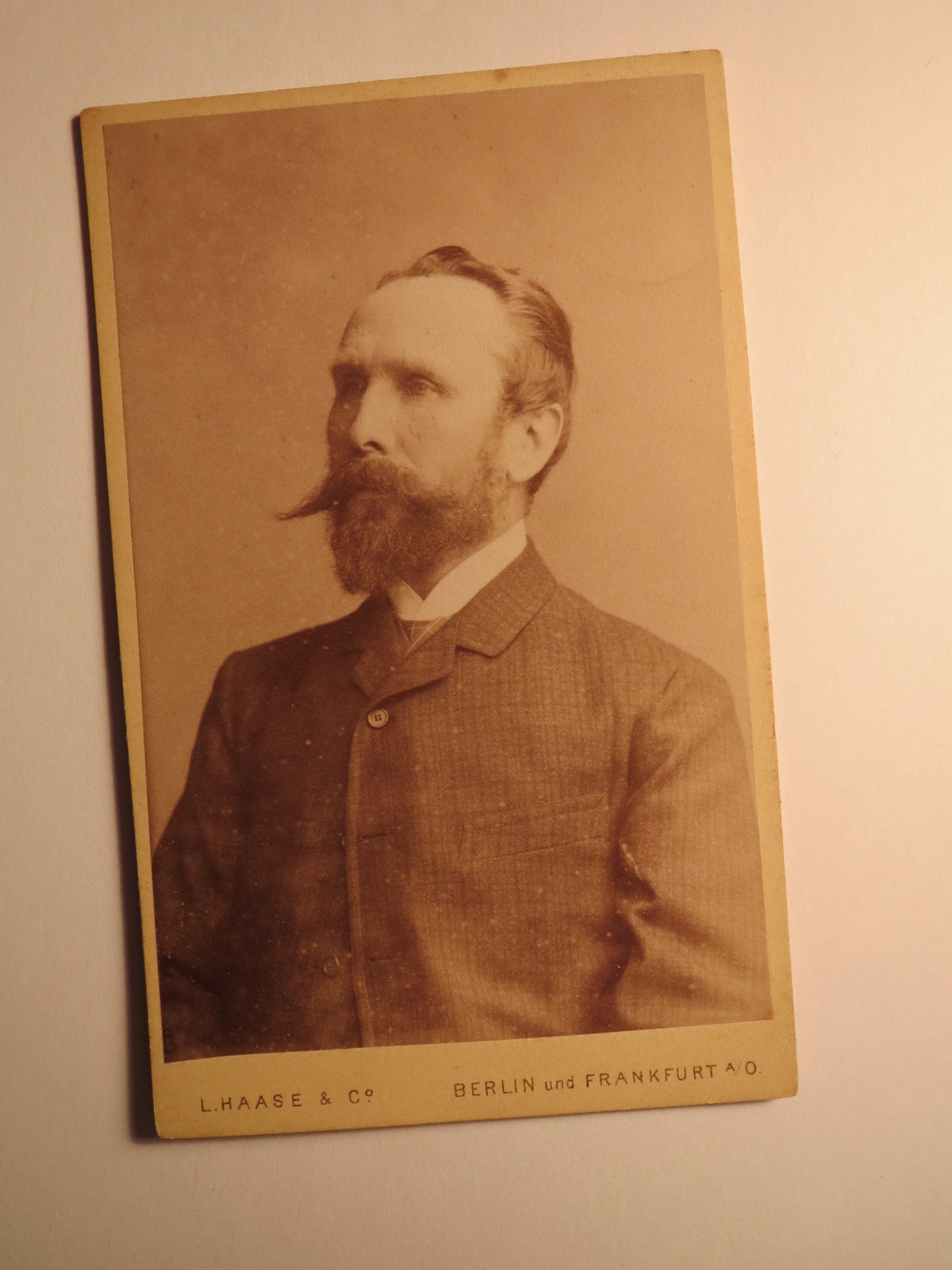 Berlin/Frankfurt Oder-Professor Dr. Heinrich Möller WS 1892/93 veterinarian CDV
