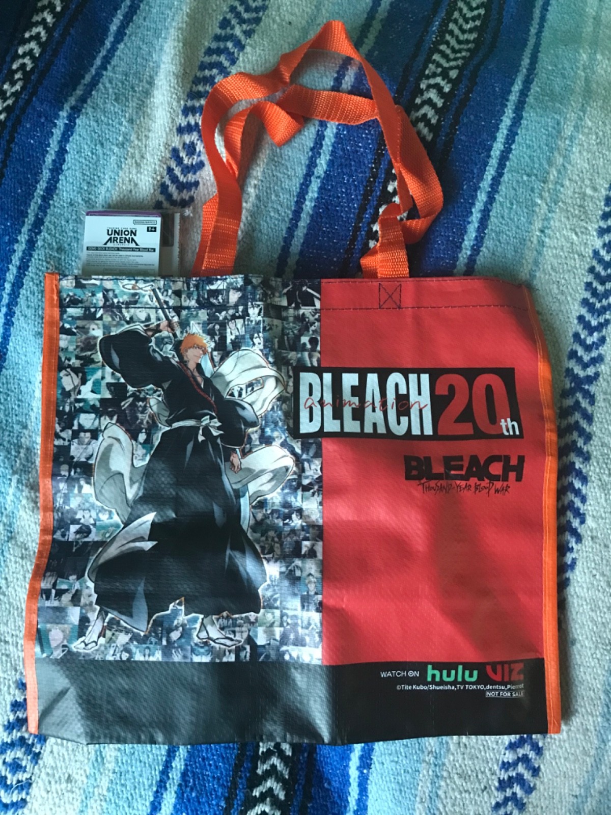 Anime Expo 2024 Exclusive Tote Bag Bleach/Gintama Plus Deck Rare Anime Expo 2024 Exclusive Tote Bag Bleach/Gintama Plus Deck Rare