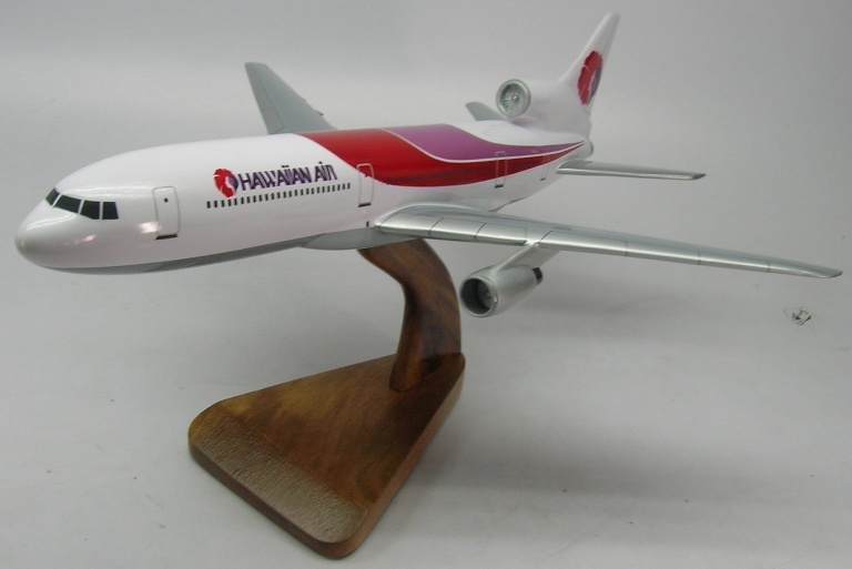 L-1011 Hawaiian Airlines L1011 Airplane Desktop Kiln Dry Wood Model Large New L-1011 Hawaiian Airlines L1011 Airplane Desktop Kiln Dry Wood Model Large New
