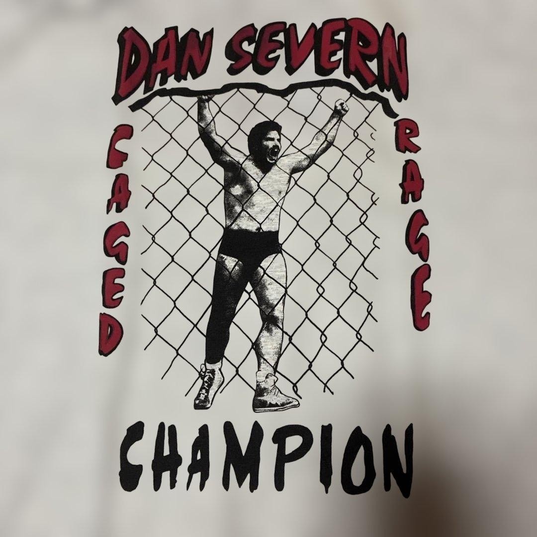 FRUIT OF THE LOOM Dan Severn NWA UFC Vintage T Shirt XL Unused 90s Rare